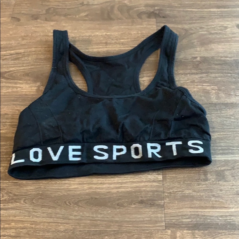 2 for $10 Black sports bra